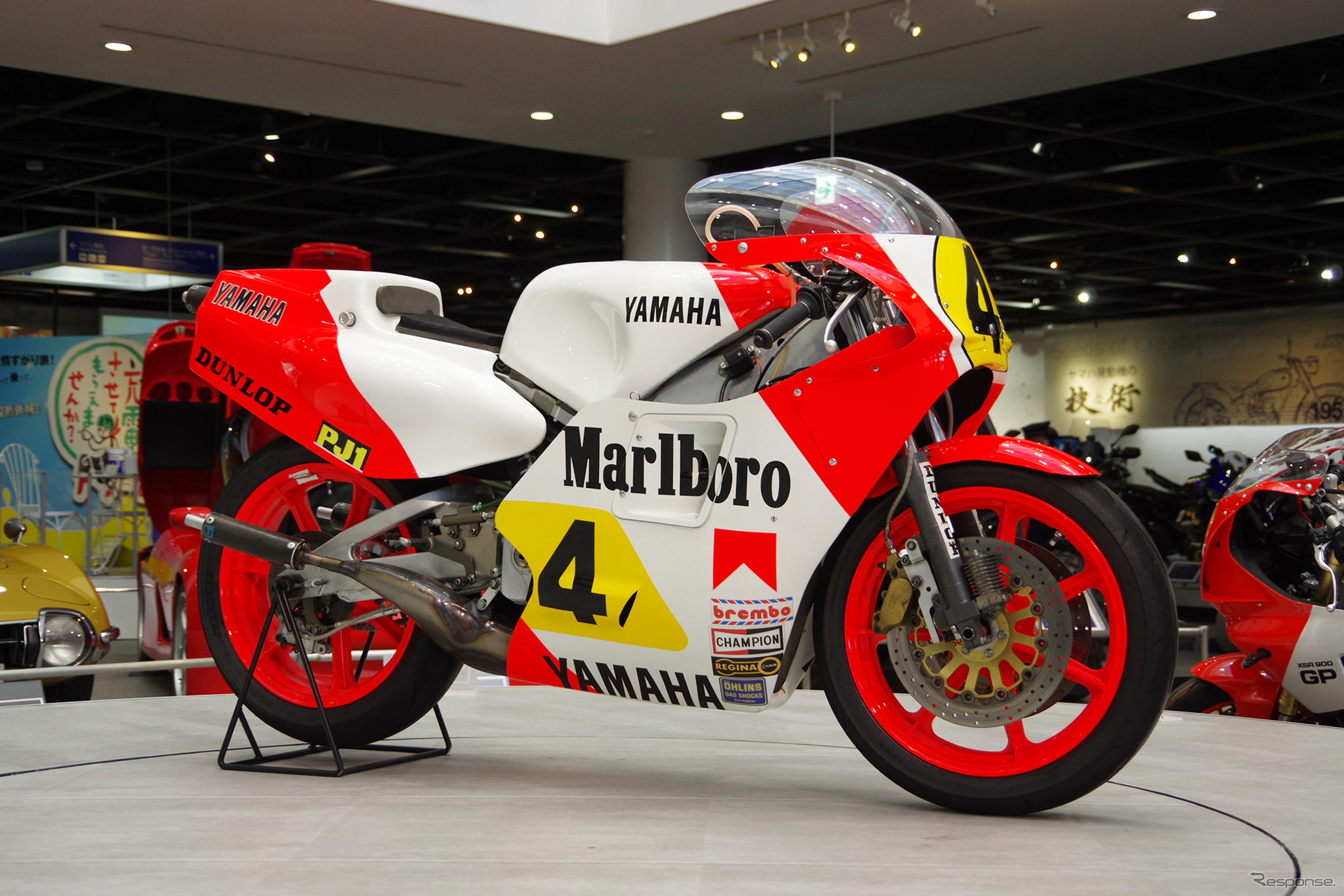XSR900GPのモチーフのひとつとなった往年のマシン