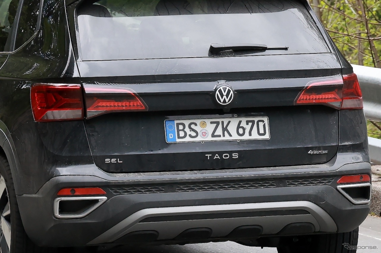 VW タオス 改良新型プロトタイプ（スクープ写真）