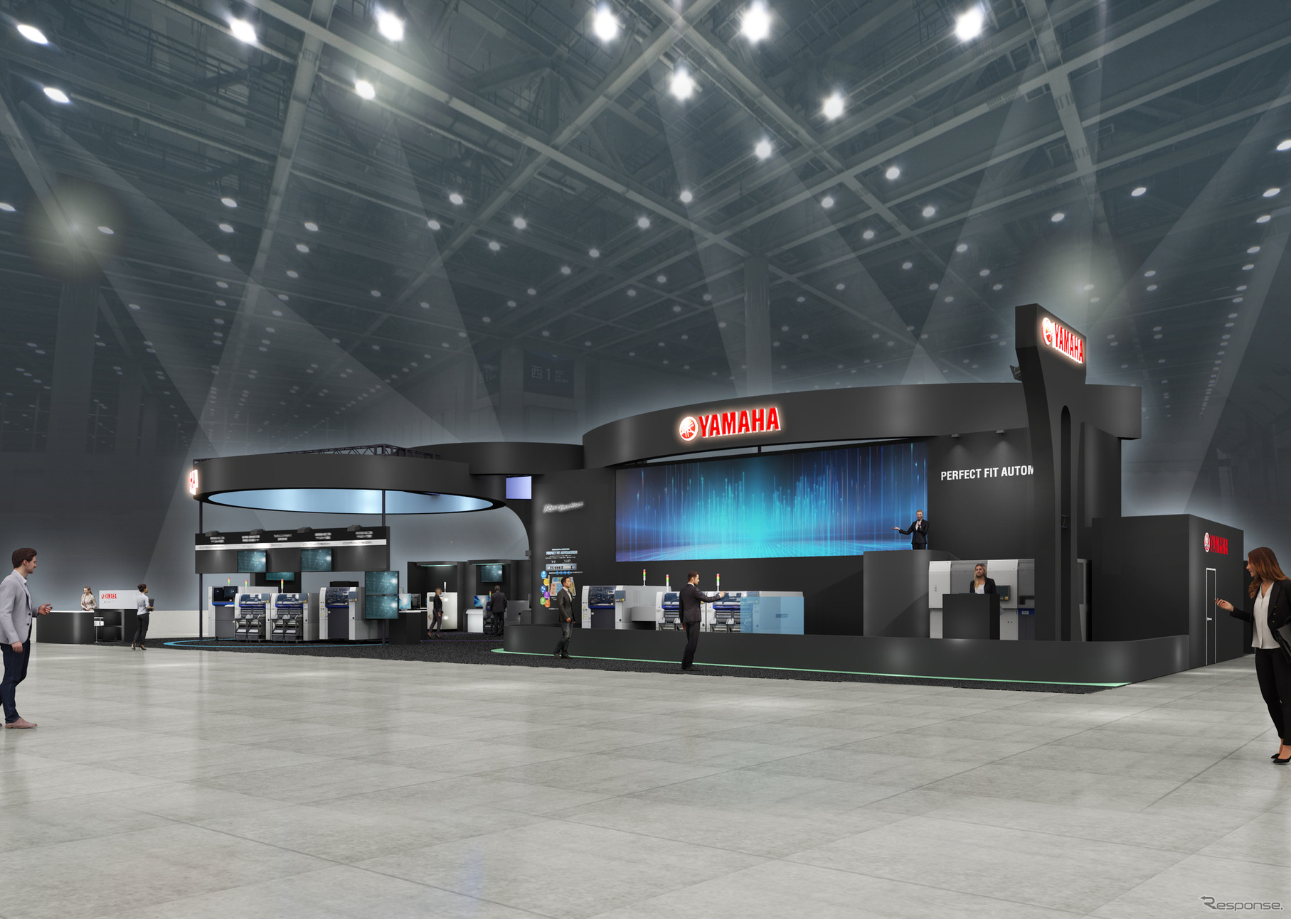 第25回実装プロセステクノロジー展　ヤマハブースイメージ