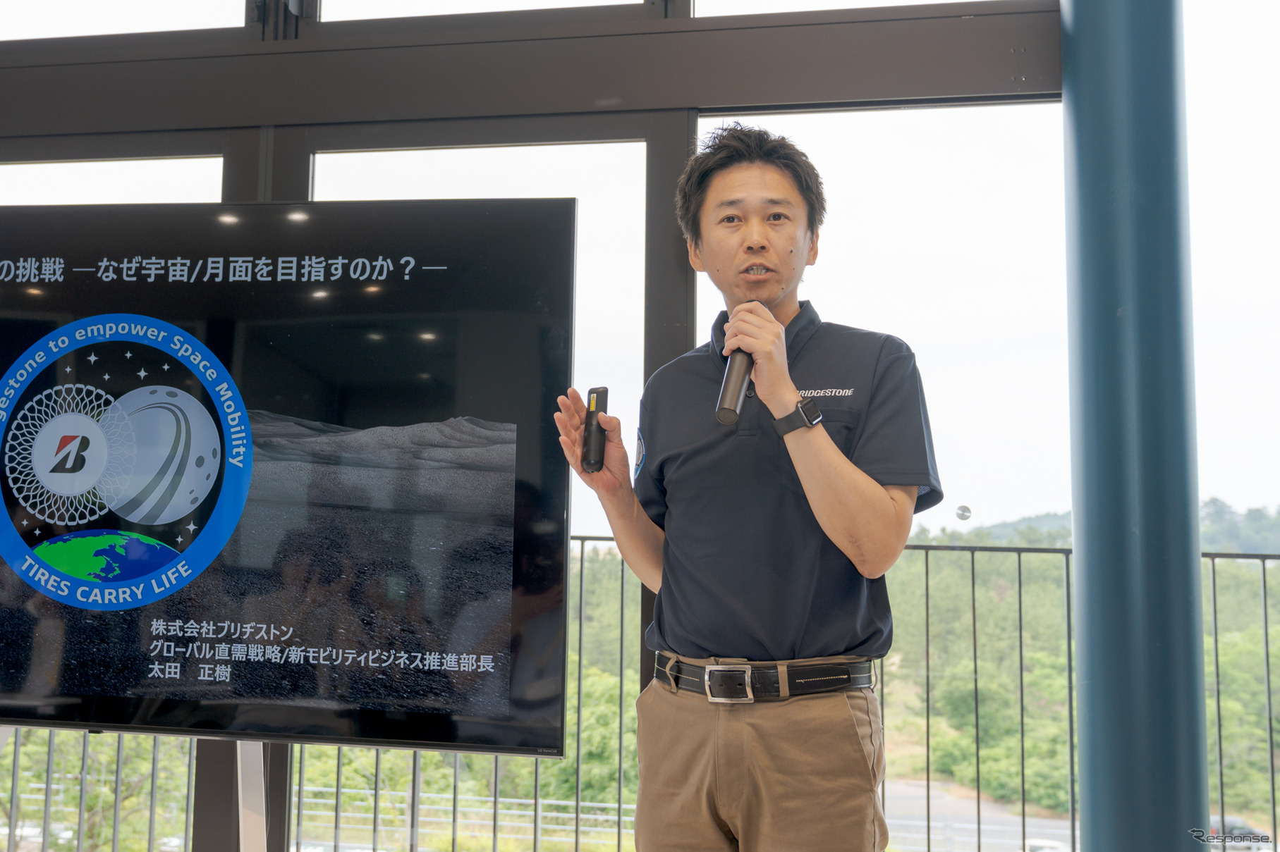 ブリヂストングローバル直需戦略／新モビリティビジネス推進部長・太田正樹氏。