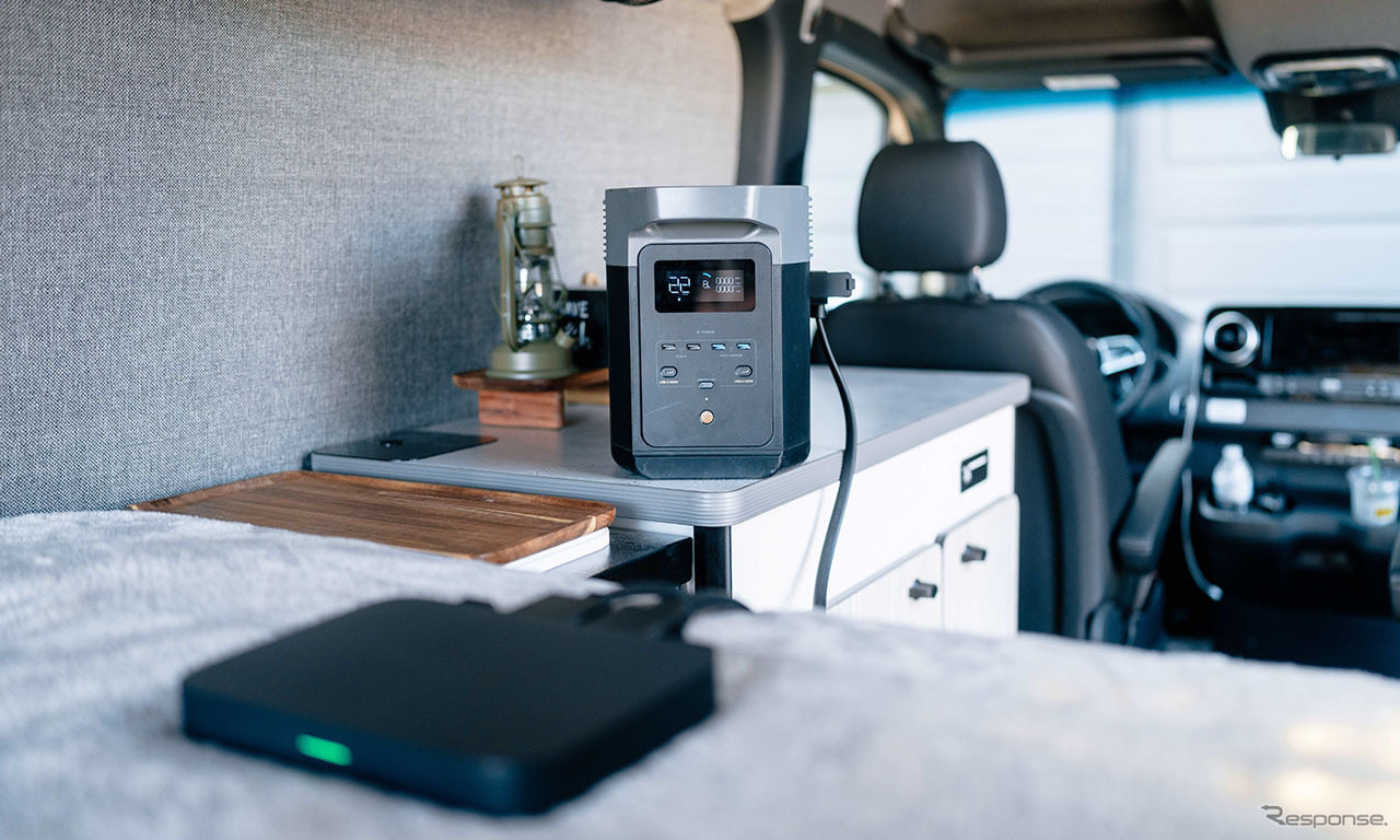 1.3 時間でポータブル電源を満充電可能