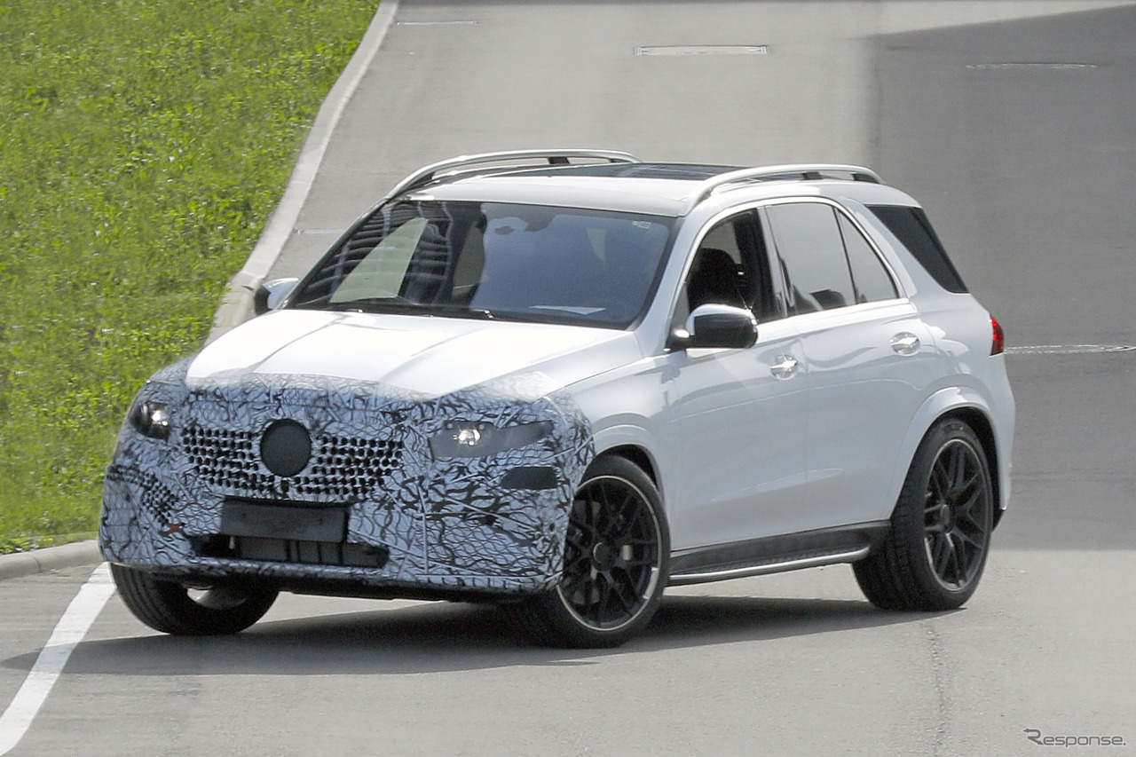 メルセデスベンツ GLE 改良新型プロトタイプ（スクープ写真）