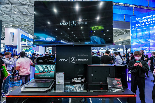 高級車メーカーとコラボした「MSI×Mercedes-AMG」18インチの限定モデル登場！所有欲を満たすラグジュアリーなデザイン【COMPUTEX 2024】