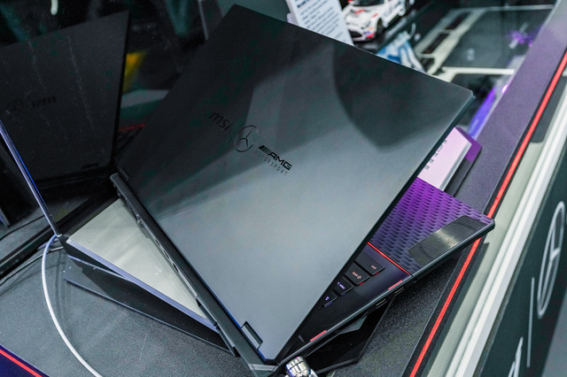 高級車メーカーとコラボした「MSI×Mercedes-AMG」18インチの限定モデル登場！所有欲を満たすラグジュアリーなデザイン【COMPUTEX 2024】