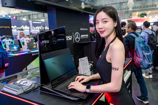 高級車メーカーとコラボした「MSI×Mercedes-AMG」18インチの限定モデル登場！所有欲を満たすラグジュアリーなデザイン【COMPUTEX 2024】