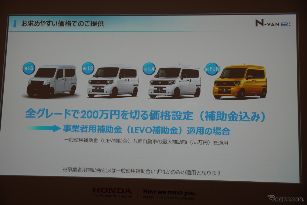 ホンダ N-VAN e： 発表取材会
