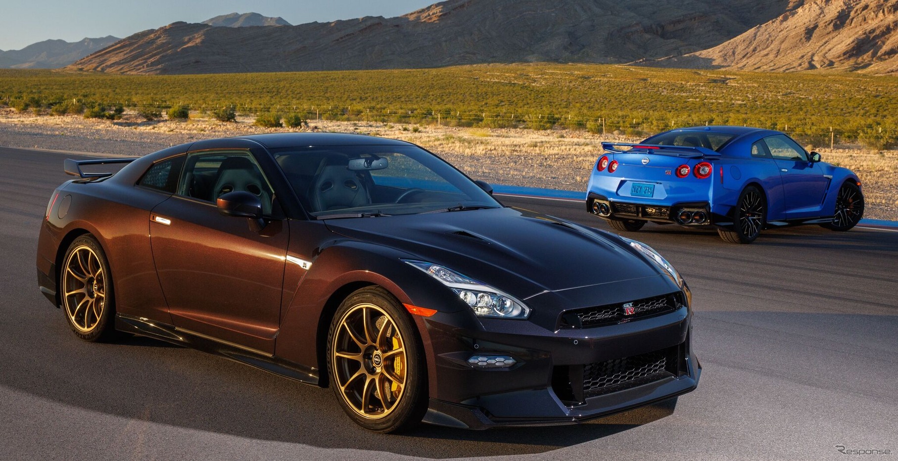 日産 GT-R「スカイライン・エディション」（右）と「T-spec匠エディション」