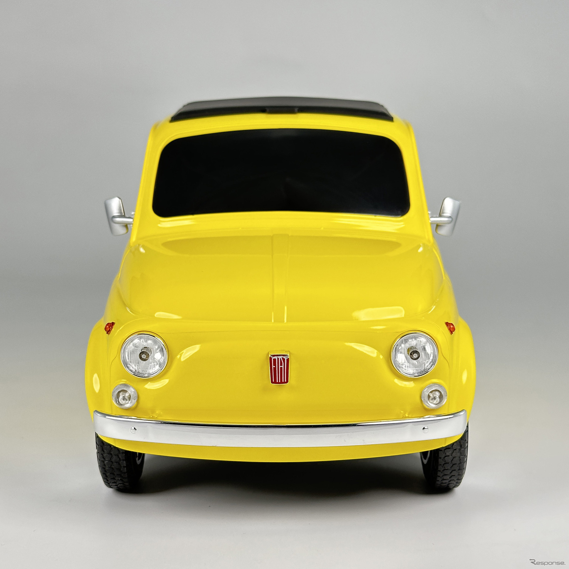 Nuova 500（ヌォーヴァ チンクエチェント）2WAYティッシュケース イエロー 正面