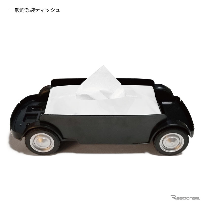 Nuova 500（ヌォーヴァ チンクエチェント）2WAYティッシュケース ウェットティッシュ使用例