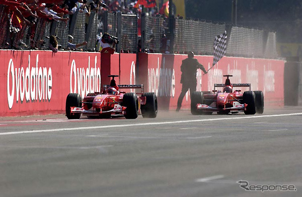 【F1イタリアGP】1-2位はこんなもんだけど、3位が……