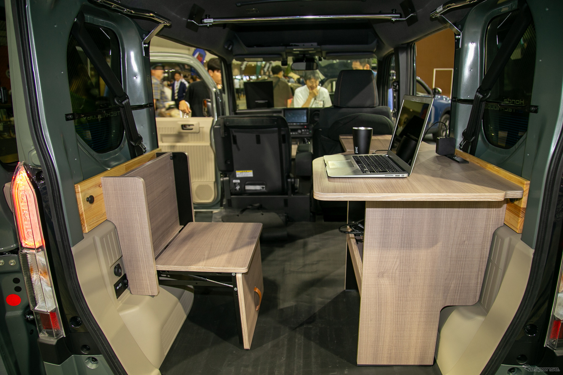 ホンダは新型EV『N-VAN e:』のアウトドアカスタム「e: FUN」を展示…東京アウトドアショー2024