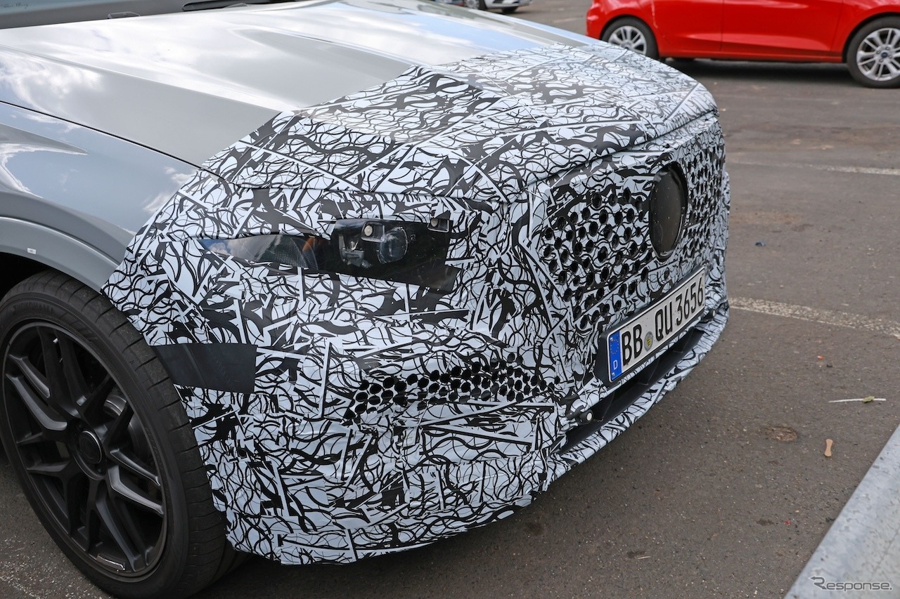 メルセデス AMG GLE 53クーペ 改良新型　プロトタイプ（スクープ写真）