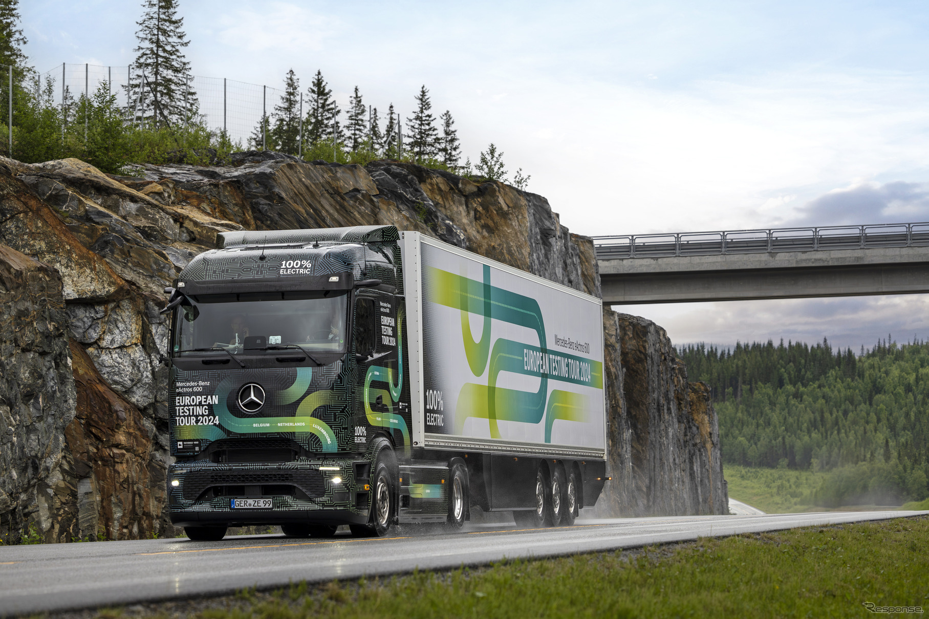メルセデスベンツeActros 600のプロトタイプ