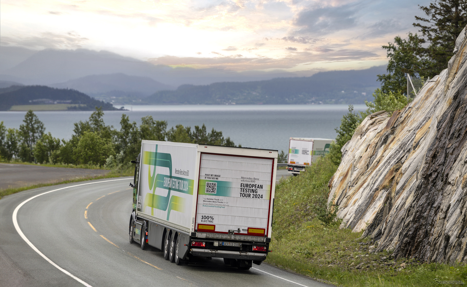 メルセデスベンツeActros 600のプロトタイプ