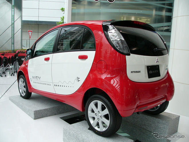 【三菱 i-MiEV 発表】写真蔵…ついに登場、量産型EV