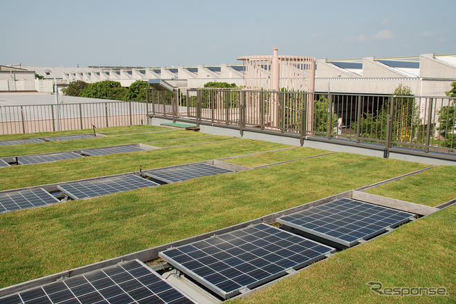 【トヨタ プリウス 新型発表】堤工場…太陽光発電で年740tのCO2削減