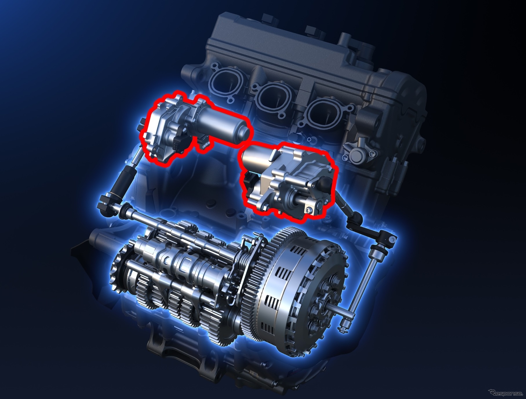 ヤマハ『MT-09』に搭載される新開発の自動変速トランスミッション『Y-AMT』