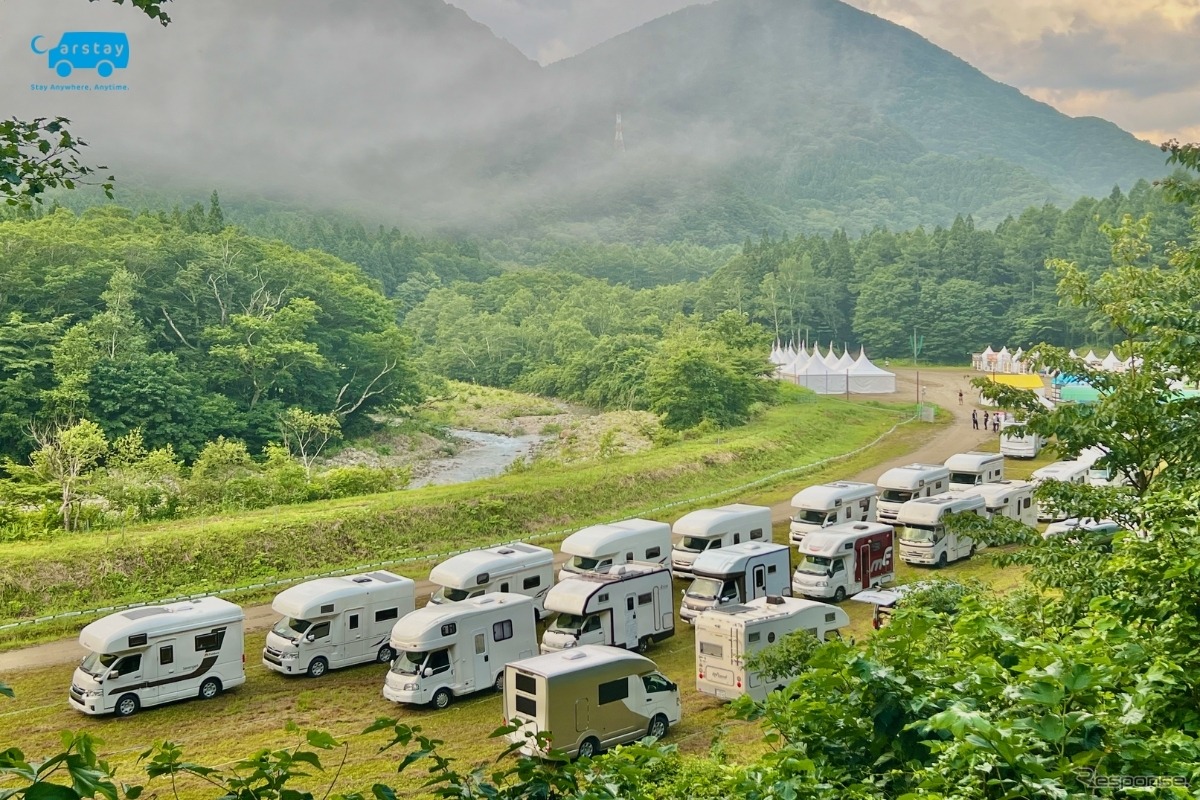 「FUJI ROCK FESTIVAL'24」のキャンプ宿泊エリア「キャンプヴィレッジ」