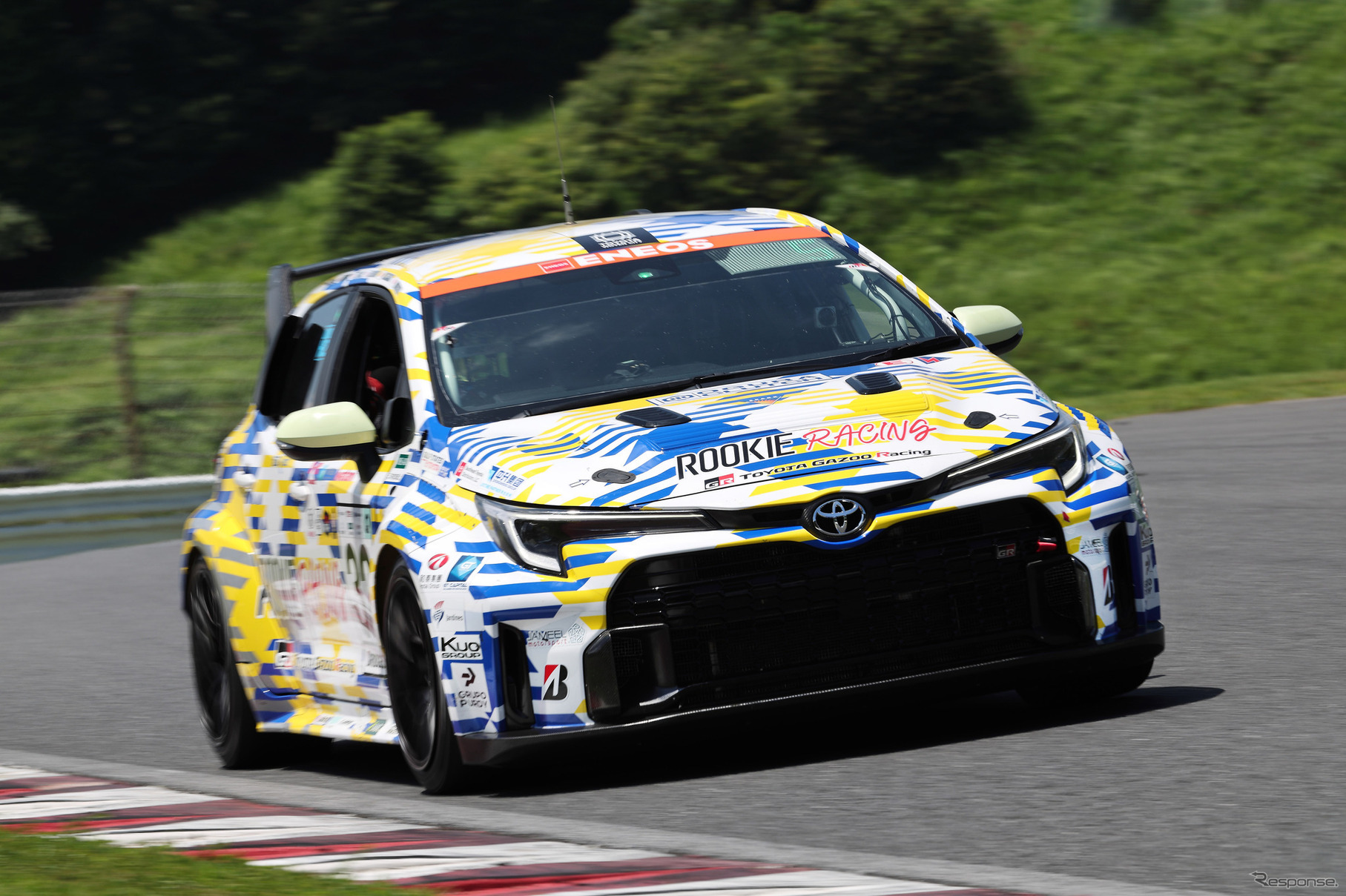 スーパー耐久第4戦を走った水素エンジンカローラ