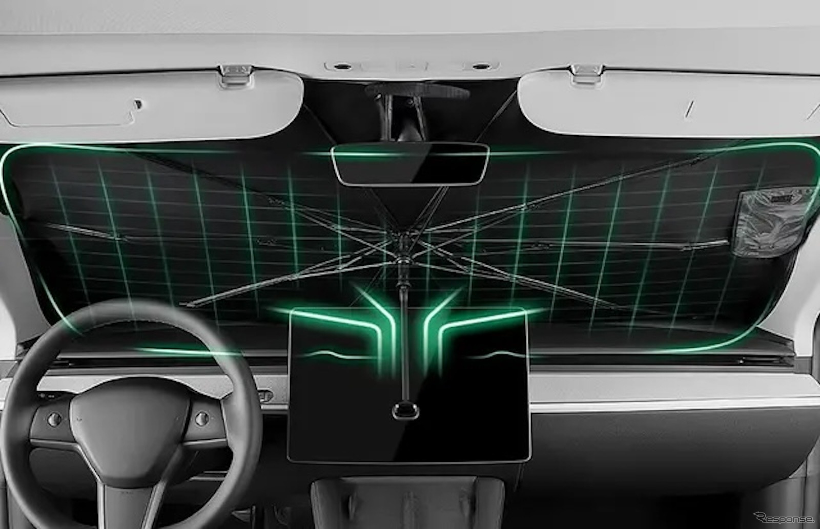 車内用フロントガラスサンシェード