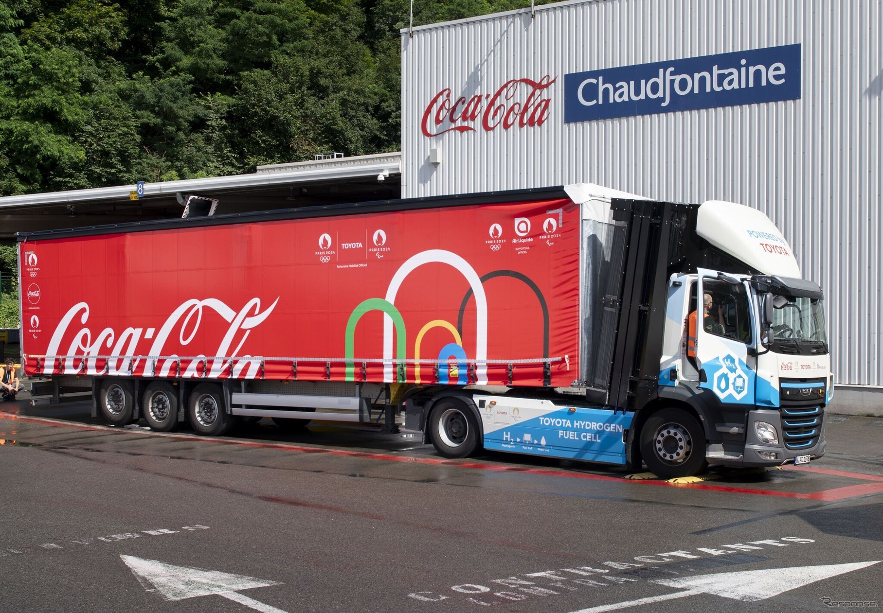 トヨタとコカ・コーラが欧州で水素燃料電池トラックの試験開始