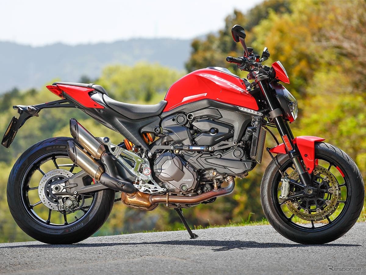 パフォーマンスダンパー　ドゥカティ・モンスター装着例