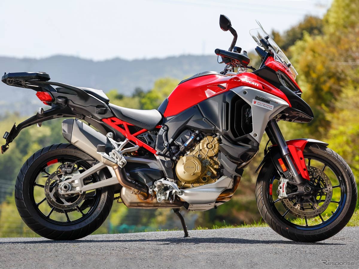 パフォーマンスダンパー　ドゥカティ・ムルティストラーダV4S装着例