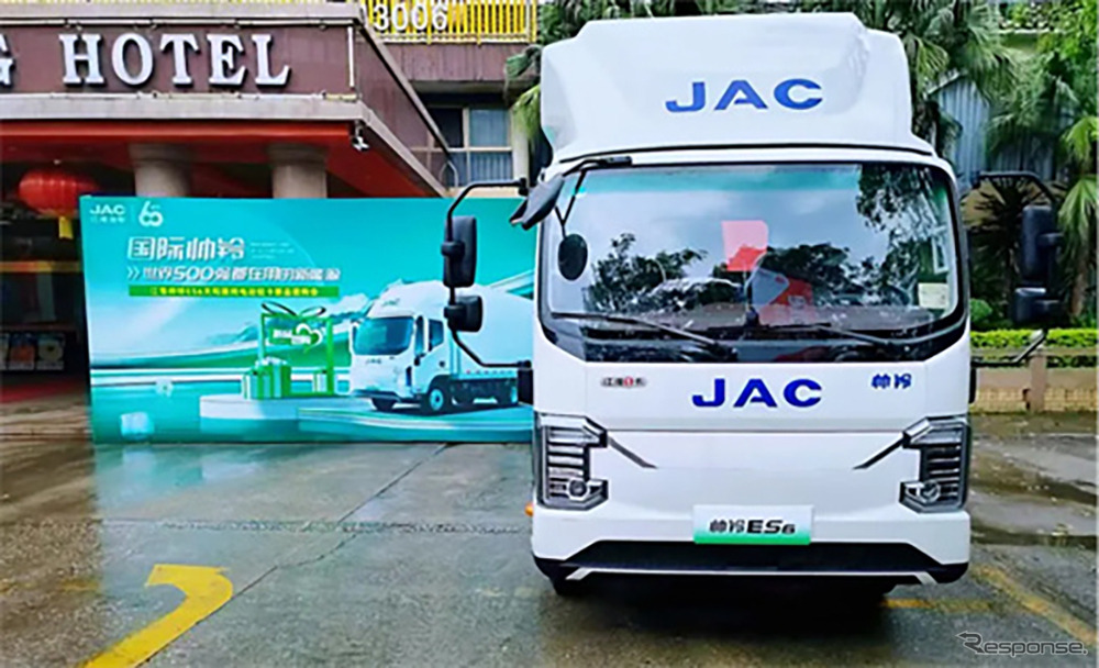 中国JAC傘下の「江淮1卡」の新型電動トラック『帥鈴ES6天和版』