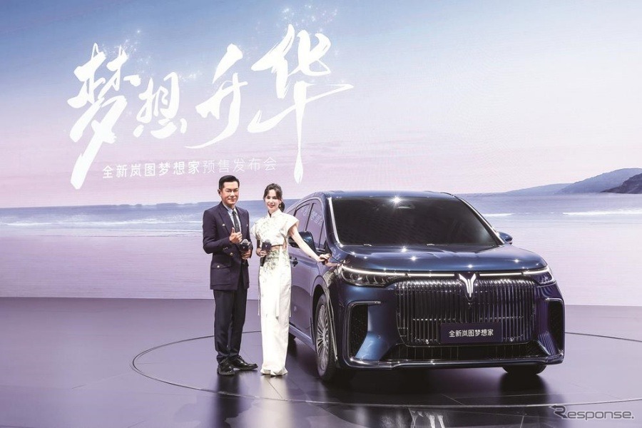 東風の電動車ブランド「嵐図」がファーウェイと共同開発したミニバン『夢想家』改良新型