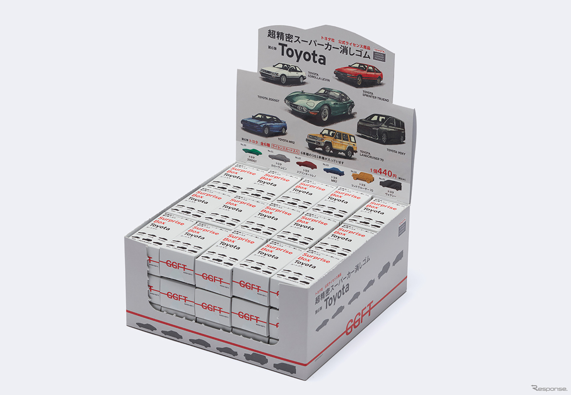 『2000GT』から『ランクル』まで…“超精密”スーパーカー消しゴム第6弾・トヨタ車6車種が10月販売開始