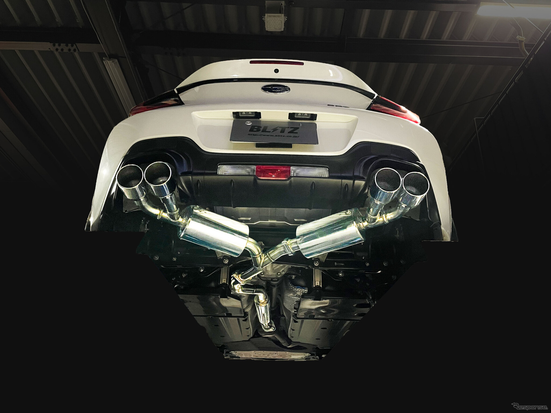 ニュルスペック・カスタムエディション　『GR86/BRZ」AT車用ステンレステールセット（VS）装着例