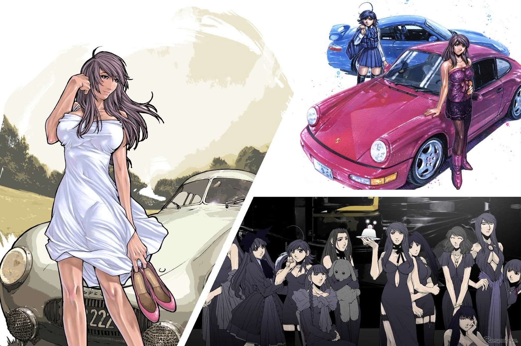 PORSCHE STUDIO GINZA ×彼女のカレラ20周年記念原画展 -My Favorite PORSCHE-