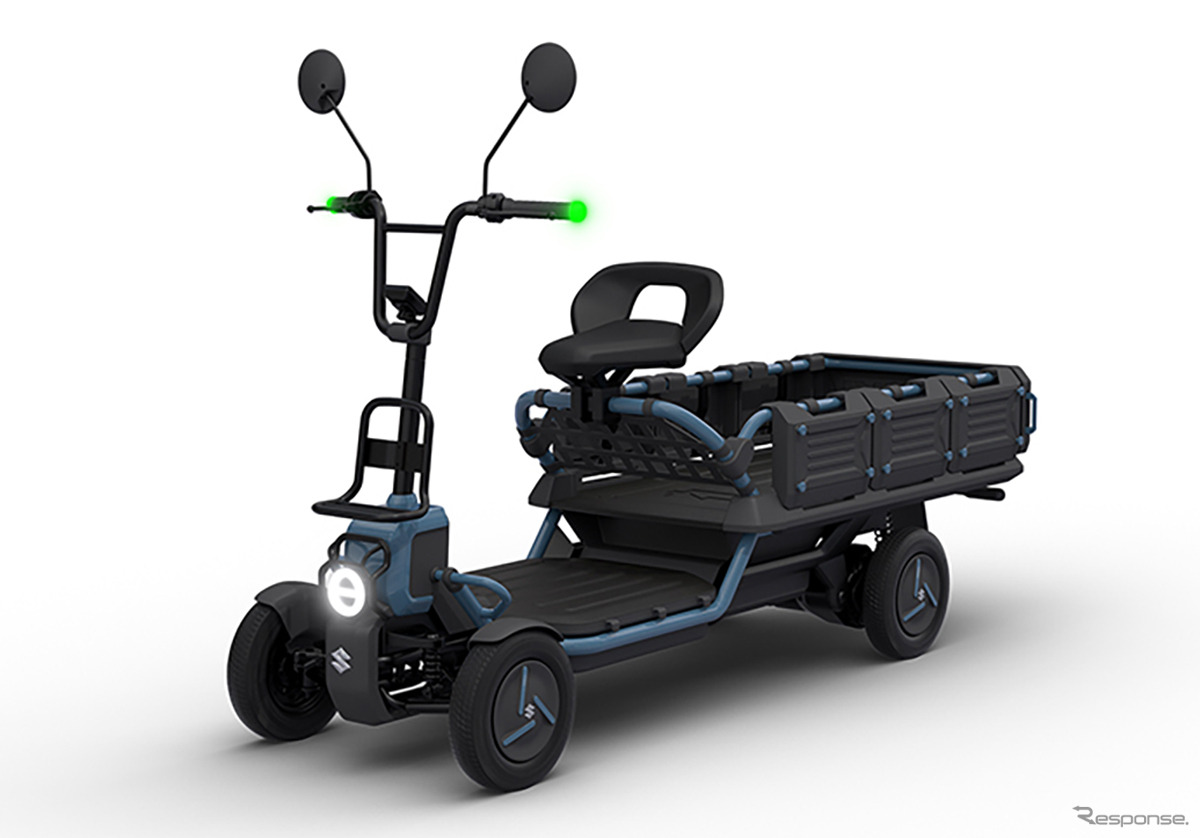 スズキの電動パーソナル／マルチユースモビリティ「SUZU-CARGO」