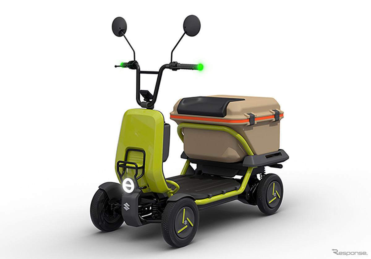 スズキの電動パーソナル／マルチユースモビリティ「SUZU-RIDE」