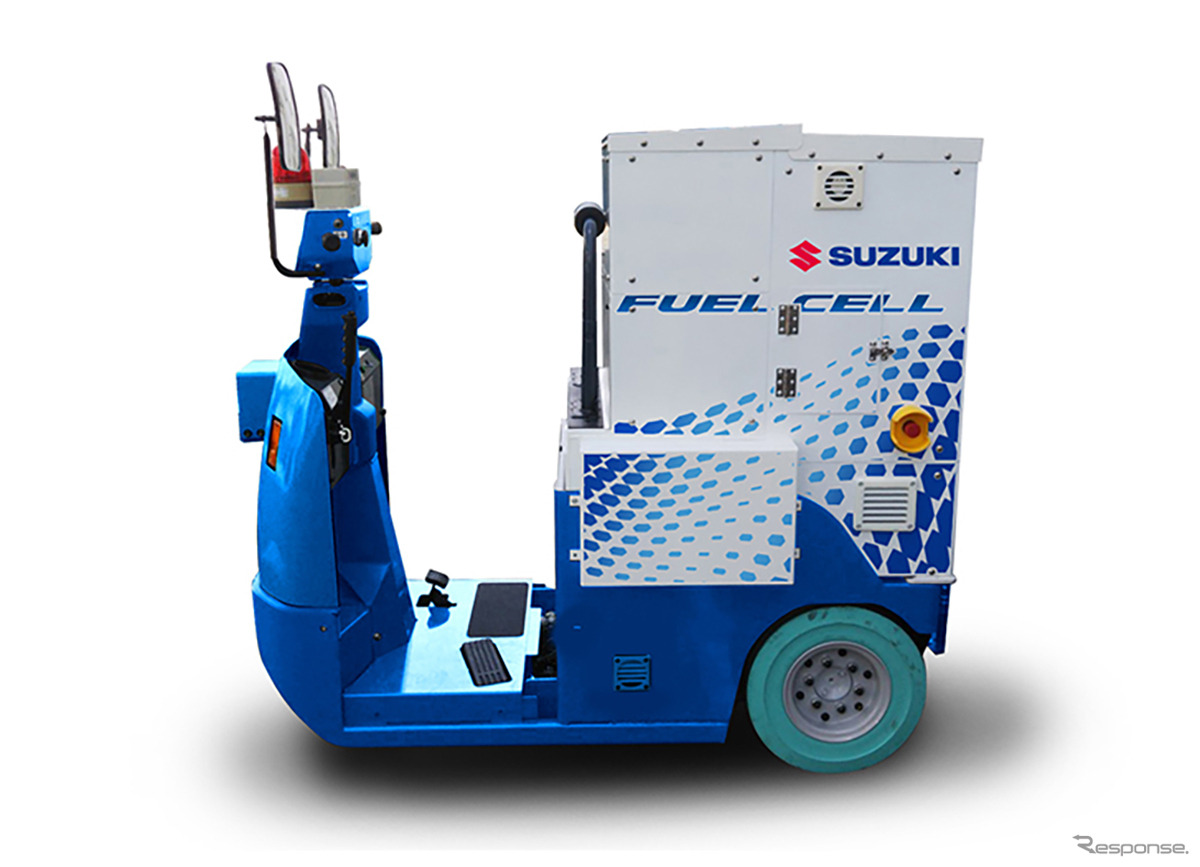 スズキの水素燃料電池（FC）荷役運搬車