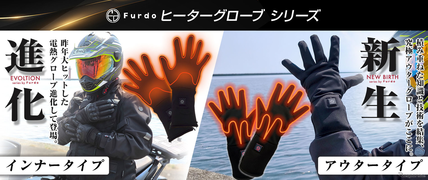 フルドゥ電熱グローブのインナータイプとアウタータイプがクラファンで先行販売中