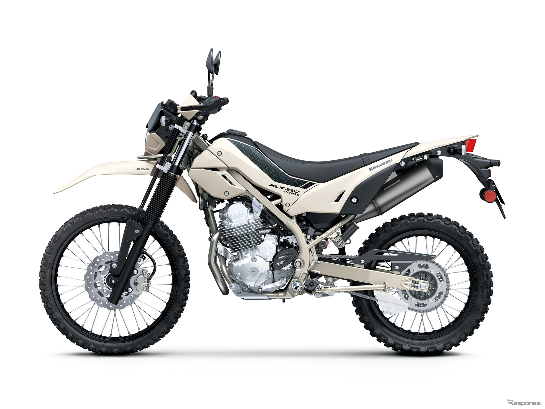カワサキ KLX230 SHERPA（ホワイティッシュベージュ）