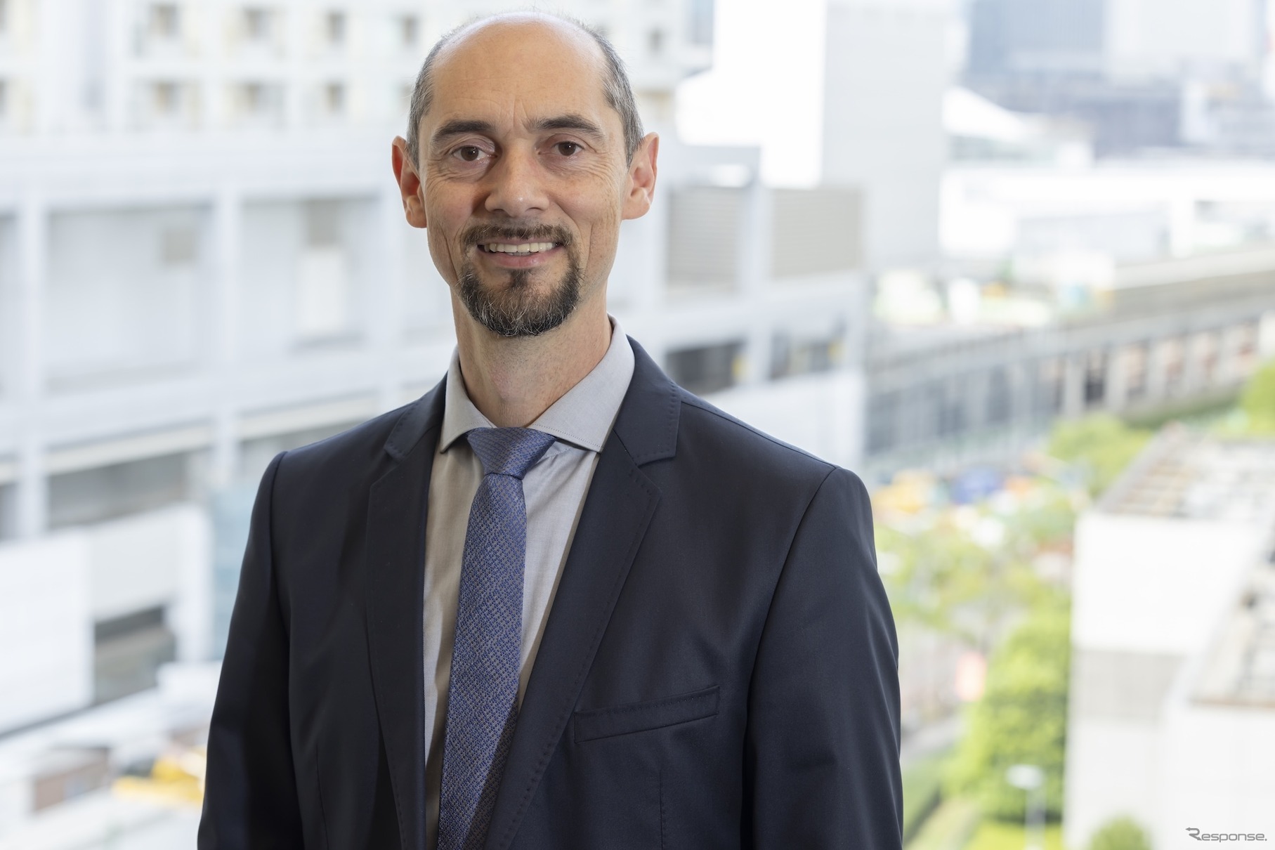 IPG AutomotiveでLead Product Architectを務めるジョセフ・ヘニング氏。イベントではシミュレーション開発の課題やトレンド、活用法などを解説する講演を行った