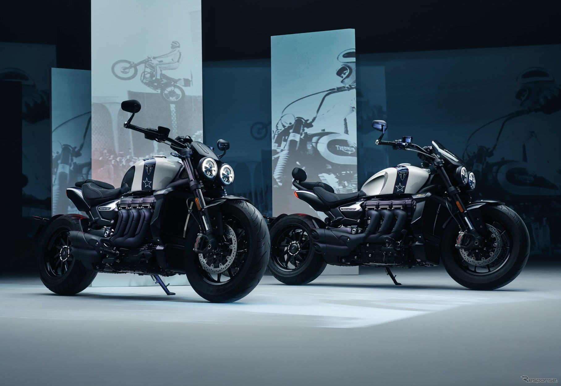 トライアンフ『Rocket 3 R & GT Evel Knievel Limited Editions』