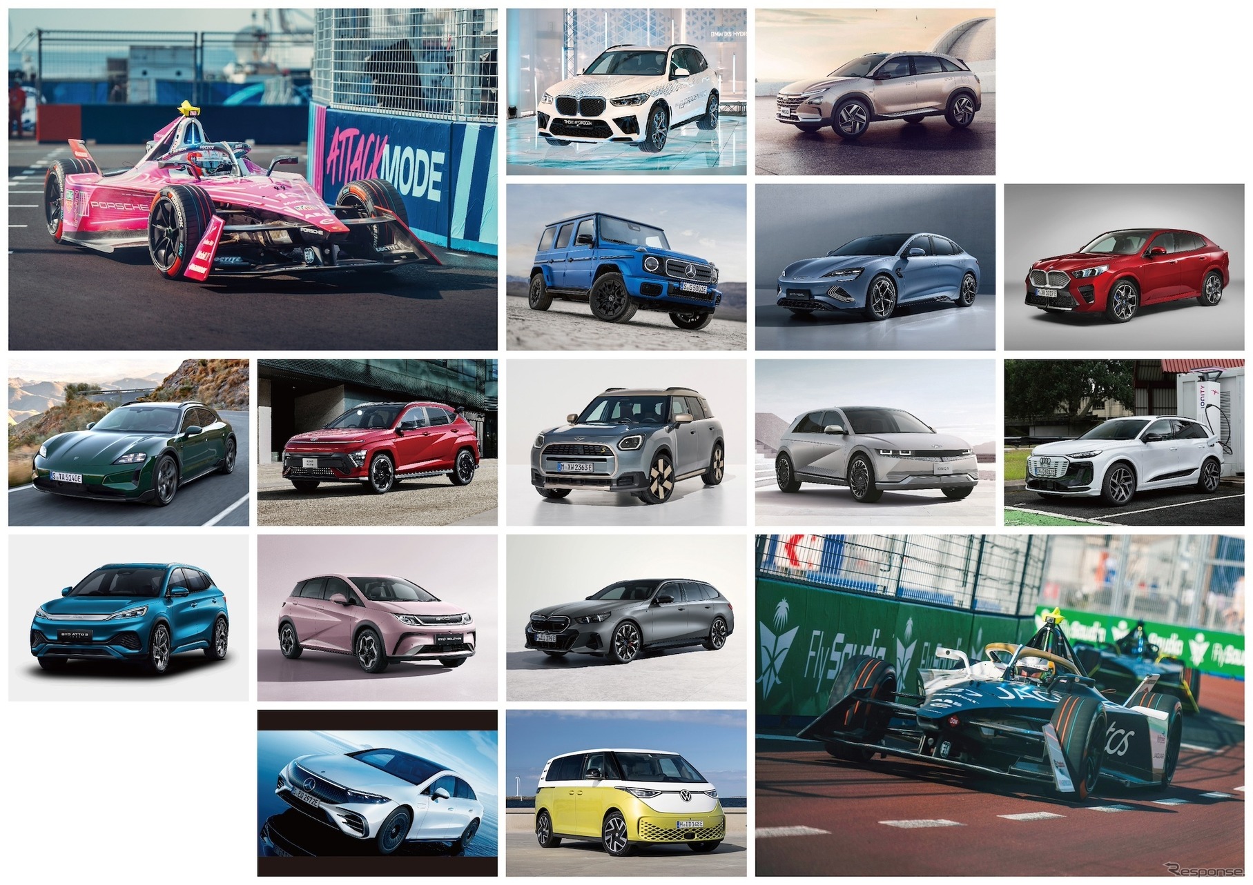 JAIAカーボンニュートラル促進イベント in 東京（行幸通り特設会場展示車両一覧）