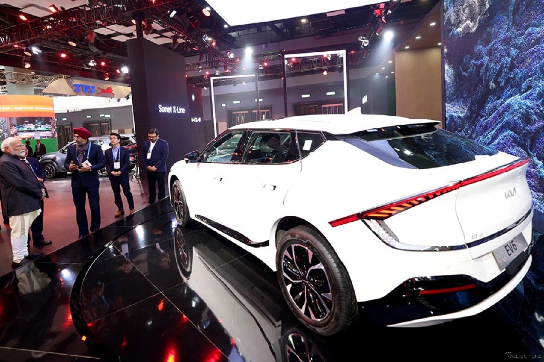 Bharat Mobility Global Expo 2024 KIA EV6