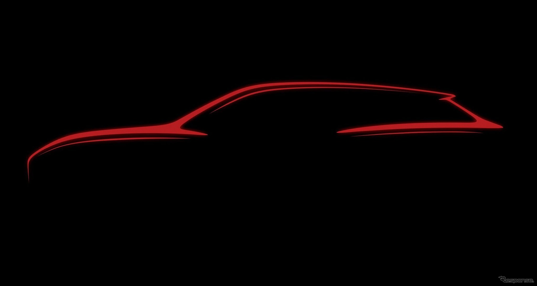 メルセデスAMGの自社開発の高性能電動SUVのスケッチ