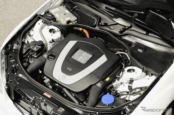 メルセデスベンツ S400ハイブリッド、サンデンのエアコン用コンプレッサーを採用