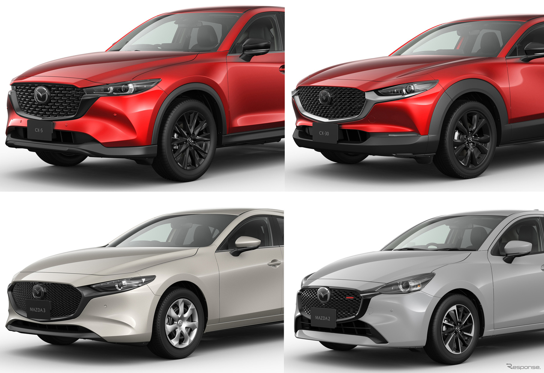 『CX-5』『CX-30』『マツダ3』『マツダ2』の主力4車種に新機種を追加