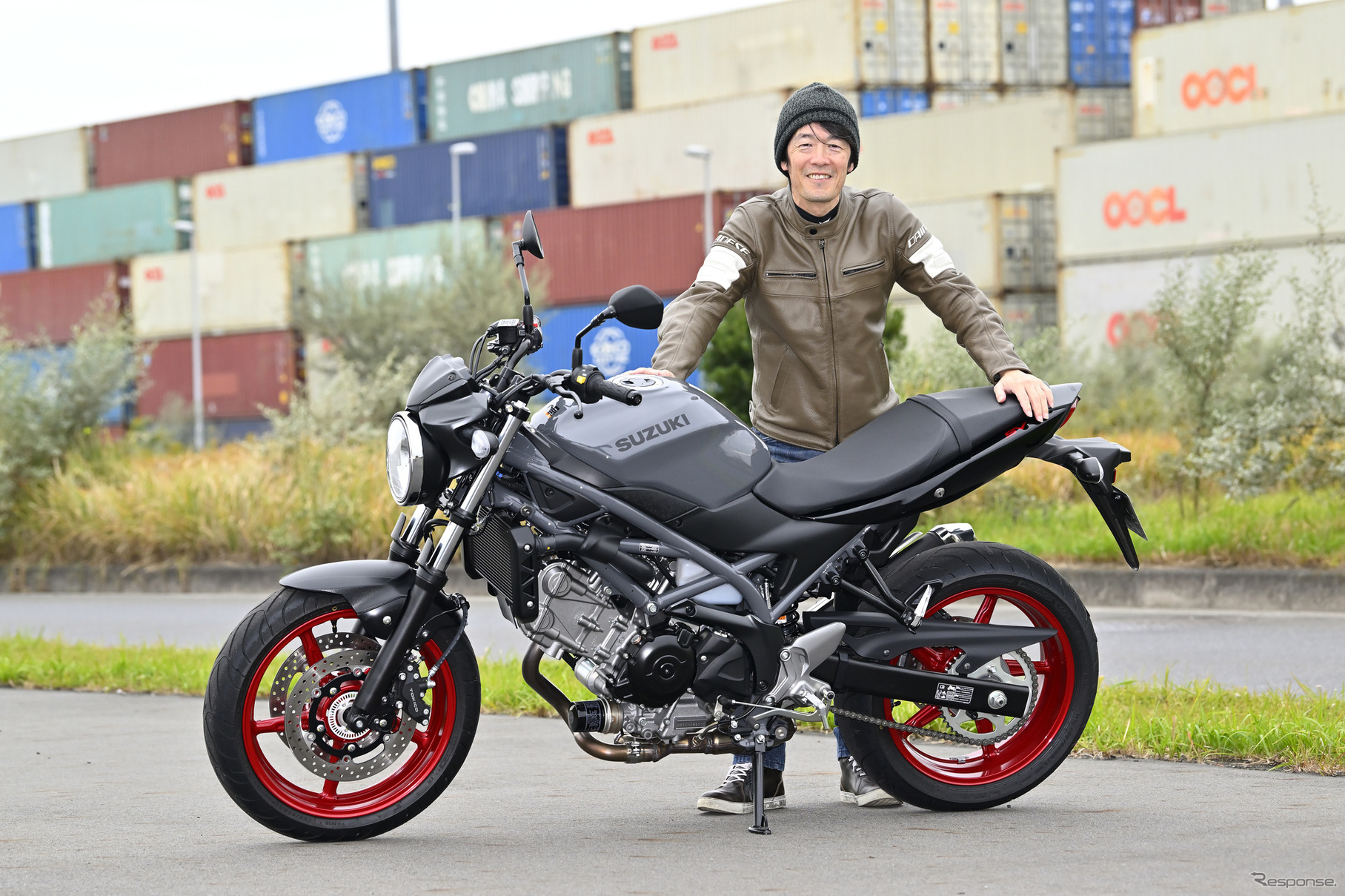 スズキ SV650と伊丹孝裕氏