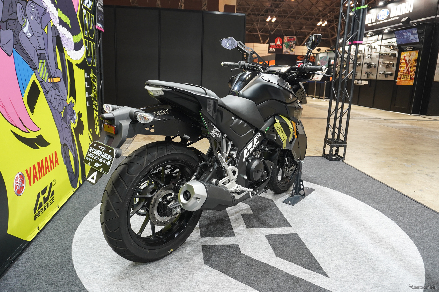 ヤマハ発動機×中央町戦術工芸「装甲弐輪試作機『駆動125』」（東京コミコン2024）