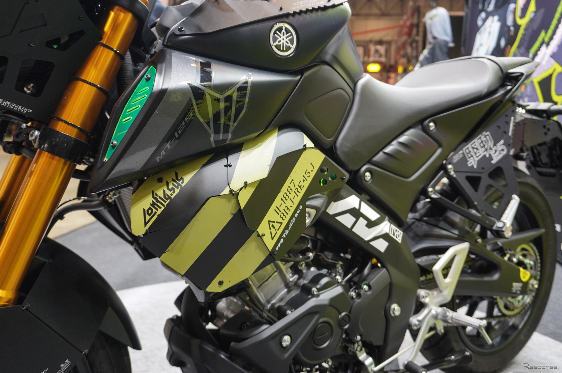 ヤマハ発動機×中央町戦術工芸「装甲弐輪試作機『駆動125』」（東京コミコン2024）