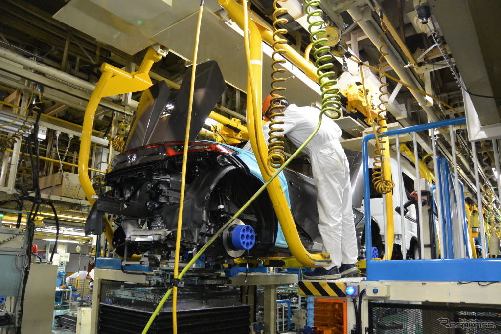 ホンダ S660 などを生産していた八千代工業の生産ライン（資料画像）