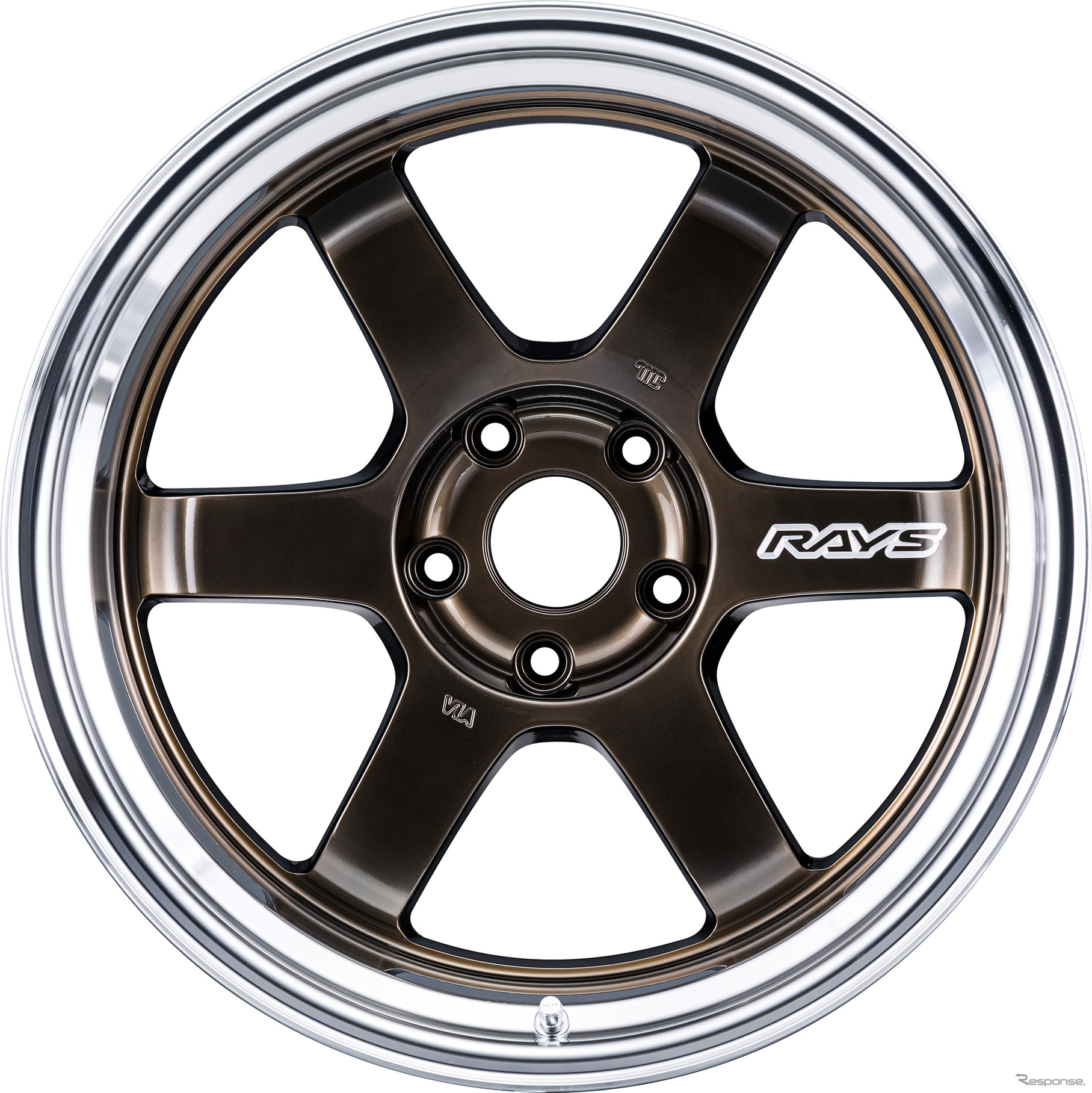 ボルクレーシング『TE37V spec-SR』18インチ（シャイニングブロンズメタル/リムDC）