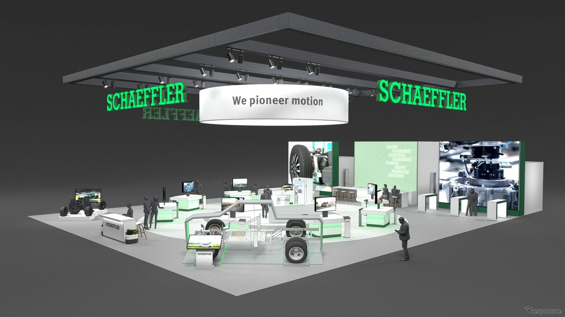 シェフラーのCES2025ブースイメージ